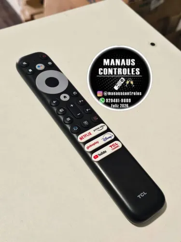 Controle TCL andoid com comando de voz original