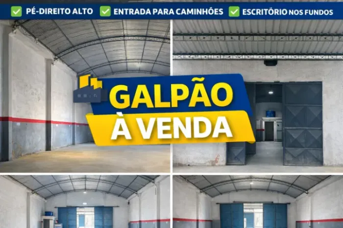 GALPÃO GRANDE COM ESCRITÓRIO NO FUNDO