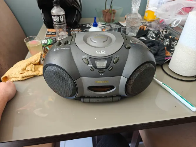 Boombox CD player Toca fitas