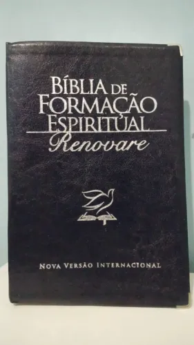 Bíblia De Estudo Formação Espiritual Renovare Capa Couro 2009