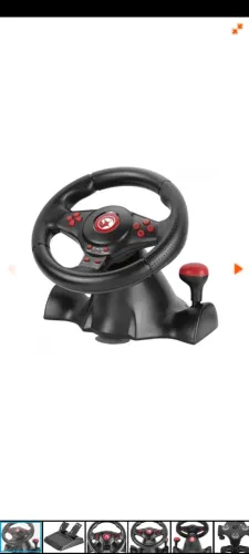 Volante Marvo GT-903, PS4, PS3, XBOX One, XBOX 360, Switch, Android, PC, 180°, Com Pedal