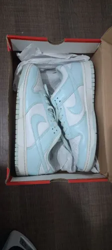Tênis nike dunk low retro azul-Glacier Blue