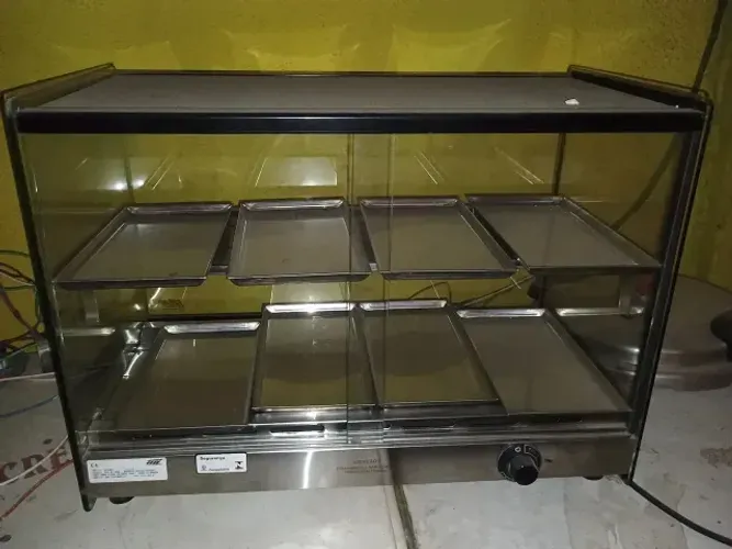 Estufa pra salgados 2 andares completa nova 220v