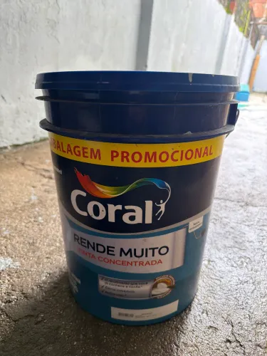 Meio balde 10L de rende muito branco neve