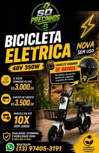 Scooter elétrica 350w nova sem uso