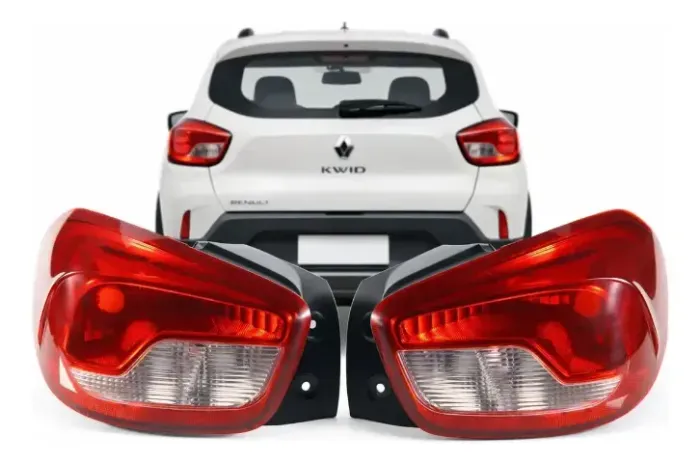 Lanterna Traseira Par Kwid 2017/2022 Bicolor