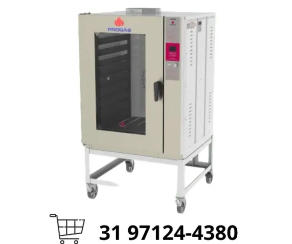Forno Turbo 10 Esteiras Elétrico Progas