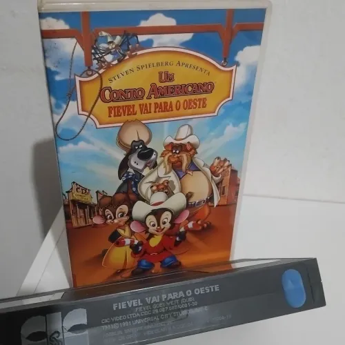 Rarissimo Vhs Fevel Vai para o Oeste - Um Conto Americano Hifi Dublado- S.Spielberg