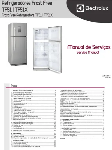 Geladeira Electrolux TF51 433L - 110V