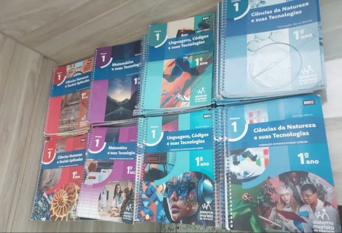 Livros do sistema marista de educação escolar