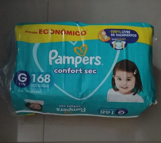 Fralda Pampers G Confort Sec