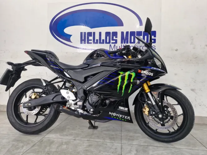 Yamaha R3 321 2022 edição especial monst aceito moto fin 48x aceito 1.8% am 