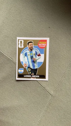 Figurinha MESSI EXTRA Dourada Copa 2026