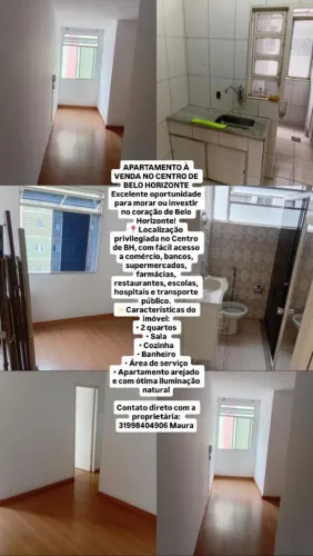 Vendo apto centro de Belo Horizonte