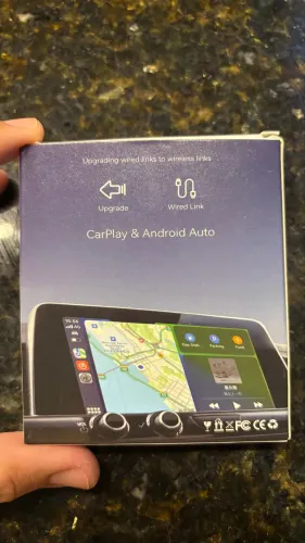 Adaptador Carplay /Android Auto Wireless Sem Fio