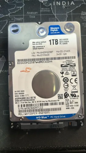 HD WD 1Tb para notebook, novissimo!