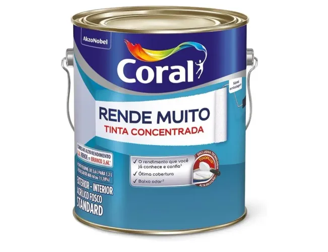 Tinta coral rende muito OURO BRANCO