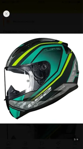 Capacete Ls2 Ff353 Rapid Ufo Green Yellow Premium New