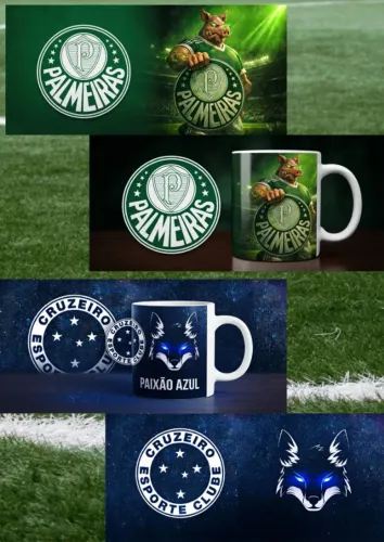 CANECA TIME DE FUTEBOL