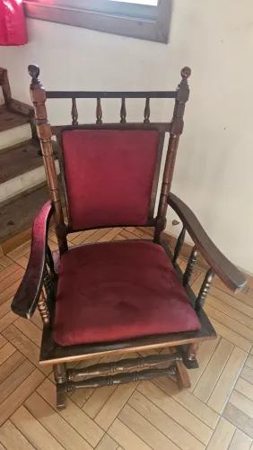 Cadeira de balanço da vovó relíquia