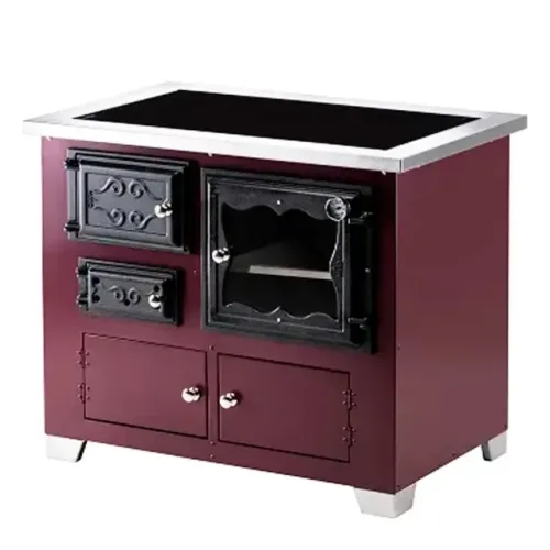 FOGÃO A LENHA HMD ROMANO - CHAPA DE VIDRO OU INOX - ALTA QUALIDADE! DESIGN MODERNO!