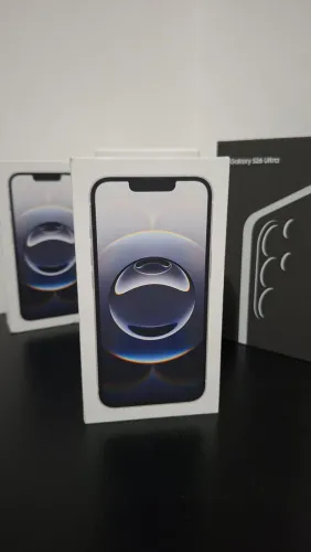 iPhone 16e Branco 128GB - LACRADO + NF e 01 ano de Garantia (APENAS VENDA)