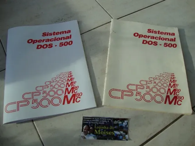 Manual Sistema Operacional DOS - CP500 (Livro) da Lojinha do Moises
