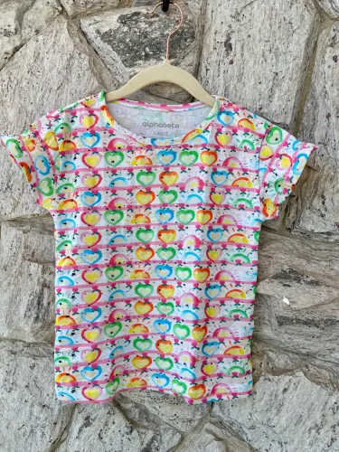 Blusa Alphabeto menina 05 anos