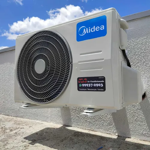 Ar condicionado 9Mil BTUs Quente e Frio, Instalado, Novos