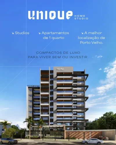 Studio para Venda em Porto Velho, Costa e Silva, 1 dormitório, 1 banheiro, 1 vaga