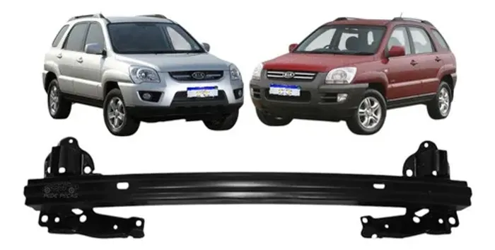 Lamina Parachoque Dianteiro Kia Sportage Ex Lx 2007 A 2010