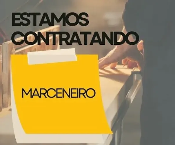 Vaga para marceneiro