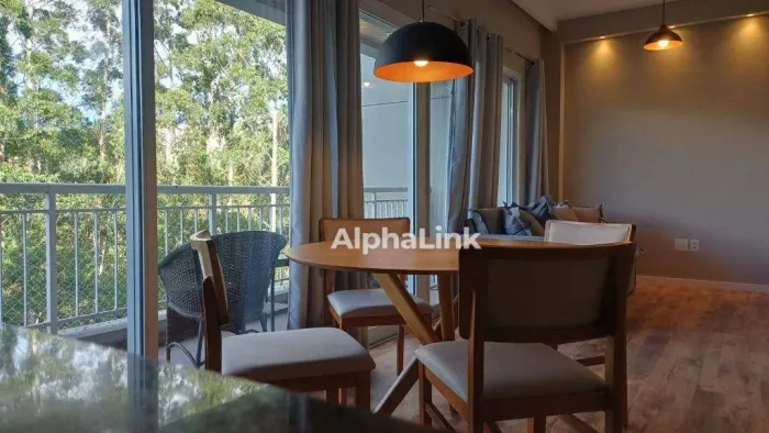 Apartamento com 1 dormitório para alugar, 60 m² por R$ 5.000,00/mês - Alphaville - Santana