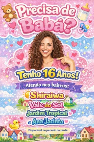 Precisando de babá para o seu pequeno? Entre em contato