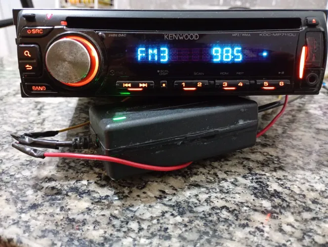 Toca cd e mp3 rádio de carro