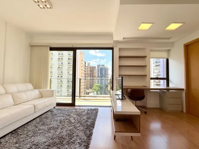 Apartamento à venda e para alugar em Campinas, Cambuí, com 1 suíte, com 57 m², Condomínio