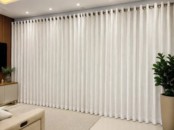 Cortina de ilhós 2,20 x 7 m