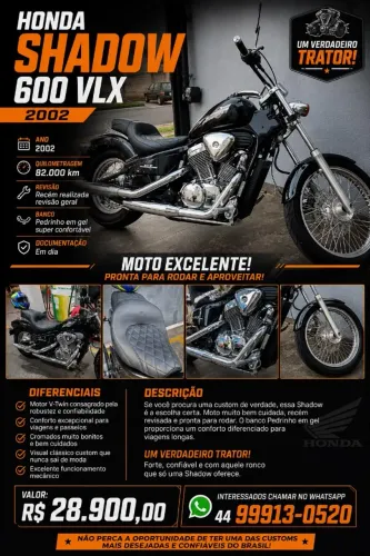 SHADOW 600