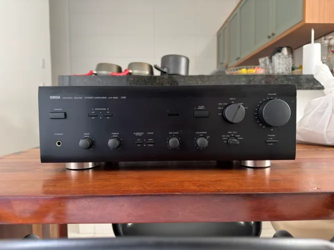 Amplificador Yamaha AX-550 Natural Sound RS - Raridade Vintage Japonesa - Funcionando 100%