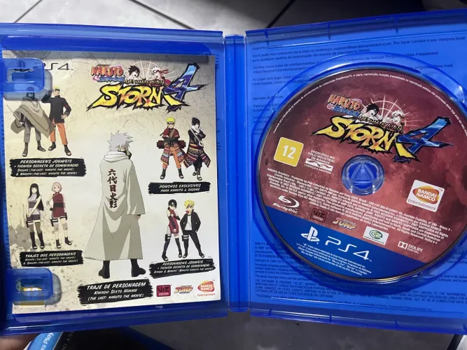 Jogo original ps4 - naruto shippuden ninja storm 4