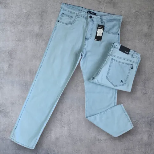 Calça Jeans Hurley azul corte reto - tamanho 40 ao 48 (escolher tamanho pelo chat)