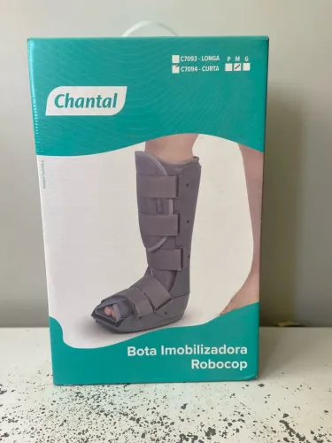Bota imobilizadora robocop