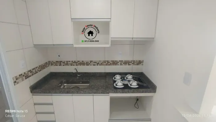 Alugo apto com cozinha planejada, cook top e box no Florais Park
