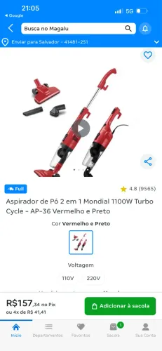 Aspirador de pó