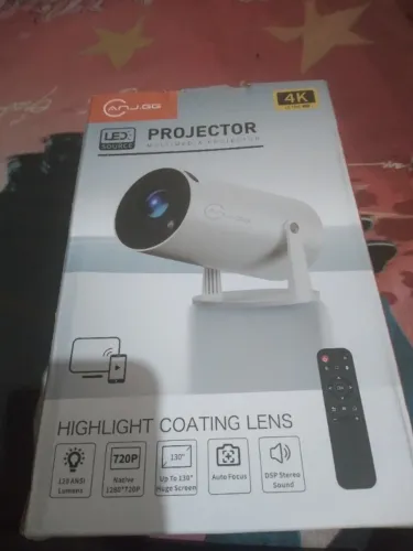 Projetor Mini LED 720p HDMI USB Completo com Controle e Caixa