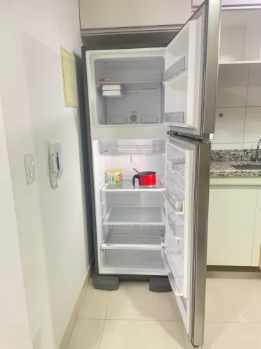 Geladeira brastemp frost free 385 litros duplex inox - brm46mk
