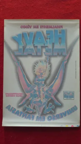 Adesivo DVD Heavy Metal Universo em Fantasia - 1993