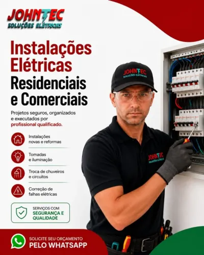 Serviço de eletricista no seu imóvel
