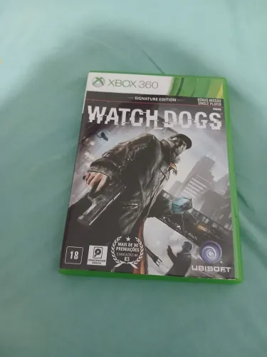 Jogo Watch Dogs Dublado original com os Dois DVDs XBOX 360