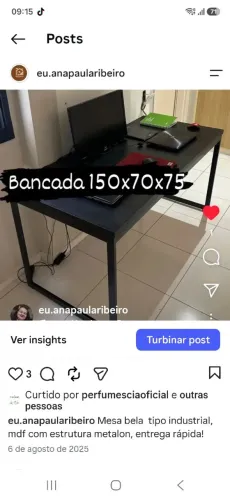 Mesas Industrial para Gamer novas